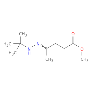 Pentanoic acid, 4-[(1,1-dimethylethyl)hydrazono]-, methyl ester