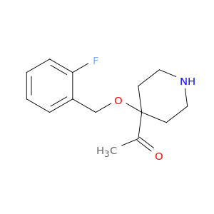 Ethanone, 1-[4-[(2-fluorophenyl)methoxy]-4-piperidinyl]-