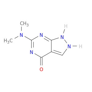 4H-Pyrazolo[3,4-d]pyrimidin-4-one,6-(dimethylamino)-1,5-dihydro-