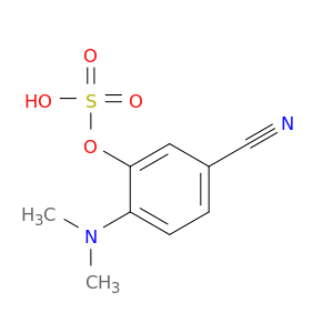 Benzonitrile, 4-(dimethylamino)-3-(sulfooxy)-