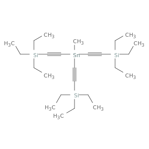 Silane, [(methylstannylidyne)tri-2,1-ethynediyl]tris[triethyl-