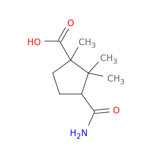 3-(AMINOCARBONYL)-1,2,2-TRIMETHYLCYCLOPENTANECARBOXYLIC ACID