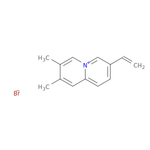 Quinolizinium, 7-ethenyl-2,3-dimethyl-, bromide