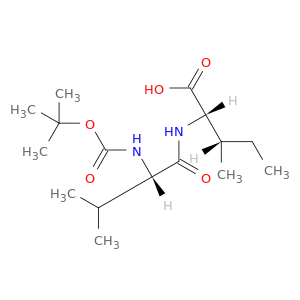 L-Isoleucine, N-[N-[(1,1-dimethylethoxy)carbonyl]-L-valyl]-