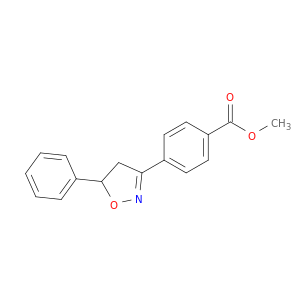 Benzoic acid, 4-(4,5-dihydro-5-phenyl-3-isoxazolyl)-, methyl ester