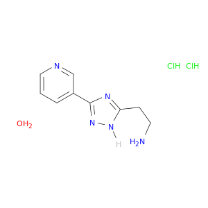 2-(3-pyridin-3-yl-1H-1,2,4-triazol-5-yl)ethanamine