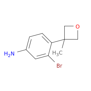 3-溴-4-(3-甲基氧杂环丁烷-3-基)苯胺
