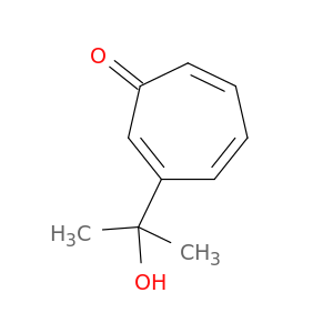 2,4,6-Cycloheptatrien-1-one, 3-(1-hydroxy-1-methylethyl)-