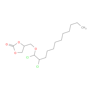 1,3-Dioxolan-2-one, 4-[[(1,2-dichlorododecyl)oxy]methyl]-