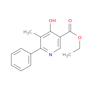 3-Pyridinecarboxylic acid, 4-hydroxy-5-methyl-6-phenyl-, ethyl ester