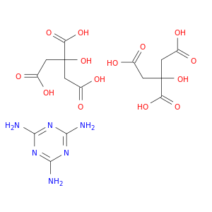 1,3,5-Triazine-2,4,6-triamine, 2-hydroxy-1,2,3-propanetricarboxylate(1:2)