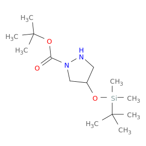 4-(叔丁基(二甲基硅烷基)氧基)吡唑烷-1-羧酸叔丁酯