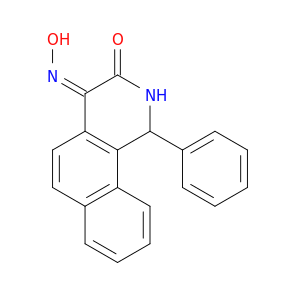 Benz[h]isoquinoline-3,4-dione, 1,2-dihydro-1-phenyl-, 4-oxime, (Z)-