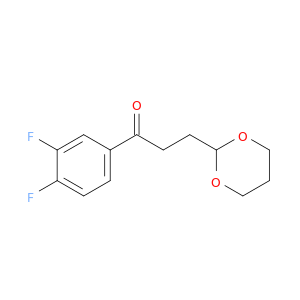 1-(3,4-二氟苯基)-3-(1,3-二氧基-2-基)-1-丙酮