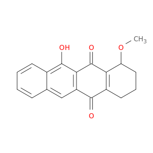 5,12-Naphthacenedione, 1,2,3,4-tetrahydro-11-hydroxy-1-methoxy-