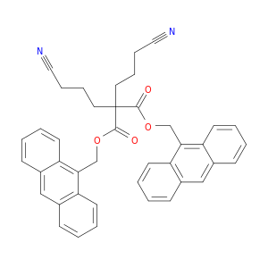 Propanedioic acid, bis(3-cyanopropyl)-, bis(9-anthracenylmethyl) ester