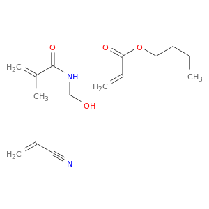 2-丙基甲酸,丁酯,具有N-(羟甲基)-2-甲基-2-丙酰胺和2-丙烯腈的聚合物
