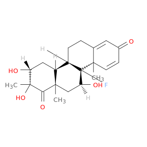 (2r,3r,4as,4bs,10as,10br,11s,12as)-10b-fluoro-2,3,11-trihydroxy-2,10a,12a-trimethyl-3,4,4a,5,6,10a,10b,11,12,12a-decahydrochrysene-1,8(2h,4bh)-dione