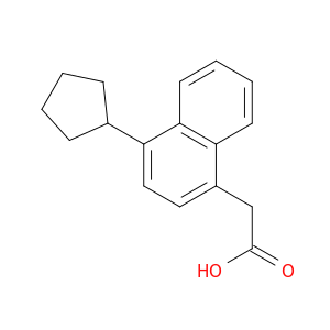 1-Naphthaleneacetic acid, 4-cyclopentyl-