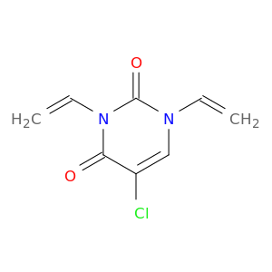 2,4(1H,3H)-Pyrimidinedione, 5-chloro-1,3-diethenyl-