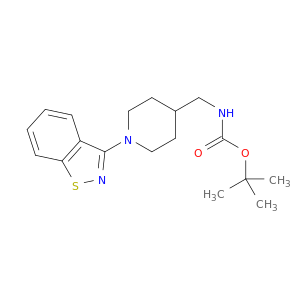 tert-Butyl ((1-(benzo[d]isothiazol-3-yl)piperidin-4-yl)methyl)carbamate