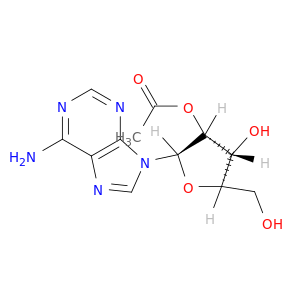 Adenosine, 2'-acetate