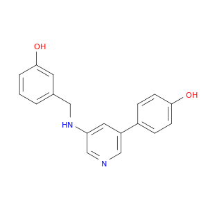 Phenol, 3-[[[5-(4-hydroxyphenyl)-3-pyridinyl]amino]methyl]-