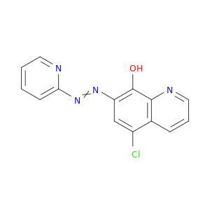 8-Quinolinol, 5-chloro-7-(2-pyridinylazo)-