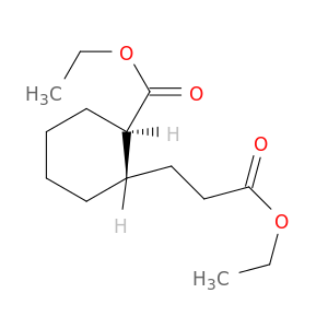 Cyclohexanepropanoic acid, 2-(ethoxycarbonyl)-, ethyl ester, trans-