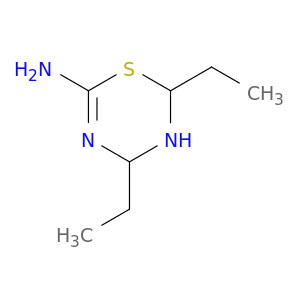 2H-1,3,5-Thiadiazin-6-amine, 2,4-diethyl-3,4-dihydro-