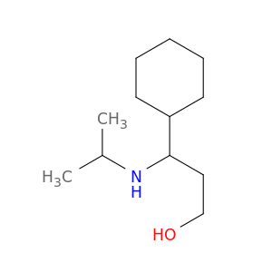 3-cyclohexyl-3-[(propan-2-yl)amino]propan-1-ol