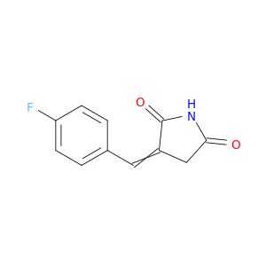 3-[(4-fluorophenyl)methylidene]pyrrolidine-2,5-dione