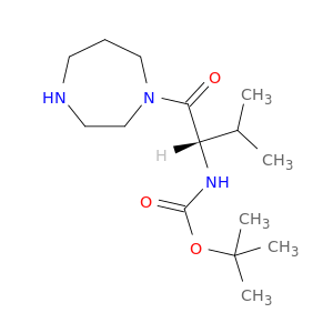 Carbamic acid,[(1S)-1-[(hexahydro-1H-1,4-diazepin-1-yl)carbonyl]-2-methylpropyl]-,1,1-dimethylethyl ester (9CI)