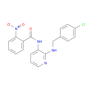 Benzamide, N-[2-[(4-chlorophenyl)methylamino]-3-pyridinyl]-2-nitro-