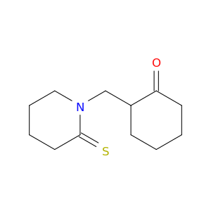 Cyclohexanone, 2-[(2-thioxo-1-piperidinyl)methyl]-