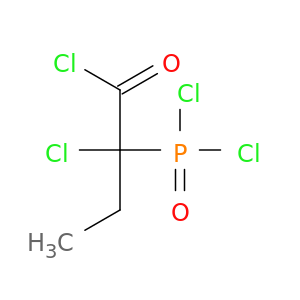 Butanoyl chloride, 2-chloro-2-(dichlorophosphinyl)-