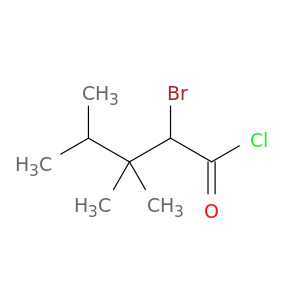 Pentanoyl chloride, 2-bromo-3,3,4-trimethyl-