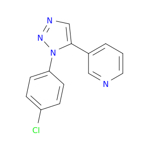 Pyridine,3-[1-(4-chlorophenyl)-1H-1,2,3-triazol-5-yl]-