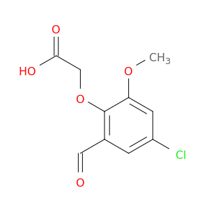 2-(4-氯-2-甲酰基-6-甲氧基苯氧基)乙酸