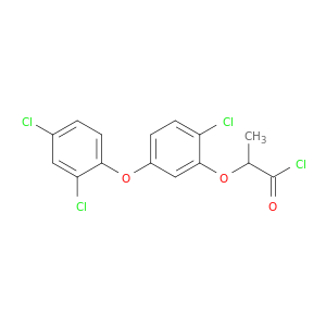 Propanoyl chloride, 2-[2-chloro-5-(2,4-dichlorophenoxy)phenoxy]-