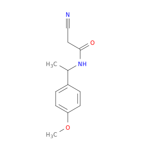 2-cyano-N-[1-(4-methoxyphenyl)ethyl]acetamide