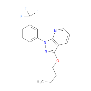 3-butoxy-1-[3-(trifluoromethyl)phenyl]-1h-pyrazolo[3,4-b]pyridine