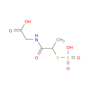 Glycine, N-[1-oxo-2-(sulfothio)propyl]-