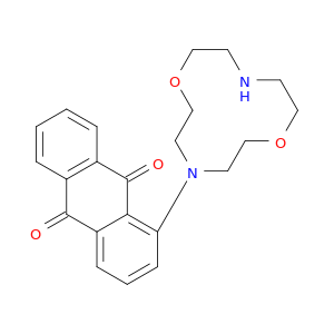 9,10-Anthracenedione, 1-(1,7-dioxa-4,10-diazacyclododec-4-yl)-