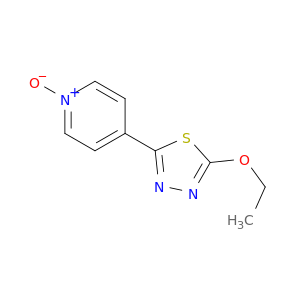 Pyridine, 4-(5-ethoxy-1,3,4-thiadiazol-2-yl)-, 1-oxide