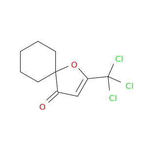 1-Oxaspiro[4.5]dec-2-en-4-one, 2-(trichloromethyl)-