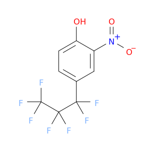 Phenol, 4-(heptafluoropropyl)-2-nitro-