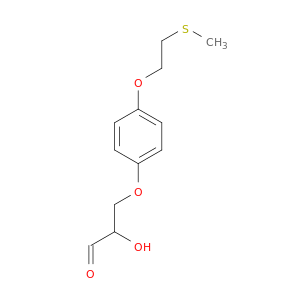 Propanal, 2-hydroxy-3-[4-[2-(methylthio)ethoxy]phenoxy]-