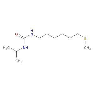 Urea, N-(1-methylethyl)-N'-[6-(methylthio)hexyl]-