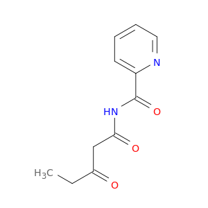 2-Pyridinecarboxamide, N-(1,3-dioxopentyl)-